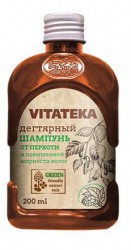 Шампунь, Vitateka (Витатека) 200 мл дегтярный от перхоти для жирных волос