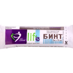 Бинт нестерильный Нью Лайф марлевый р. 5мx10см
