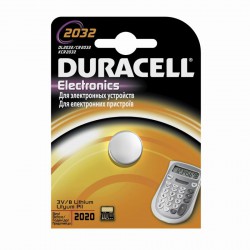 Батарейки, Duracell (Дюраселл) №1 арт. 2032 литиевая для электронных приборов 3V