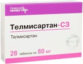 Телмисартан-СЗ, табл. 80 мг №28